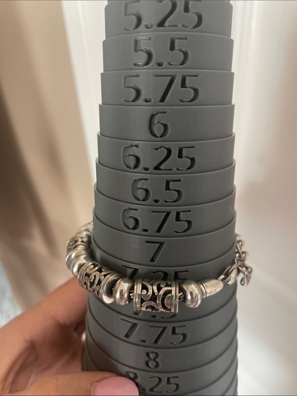 Brighton Silver Tone Beaded Link Bracelet - NWOT